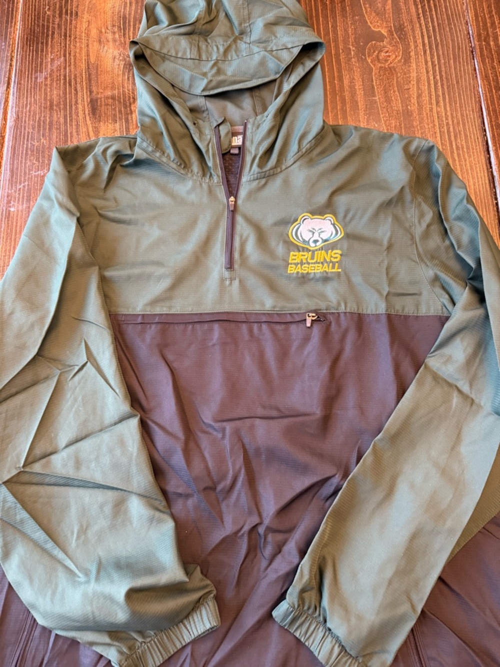 Denali Olive Green Hooded Pullover